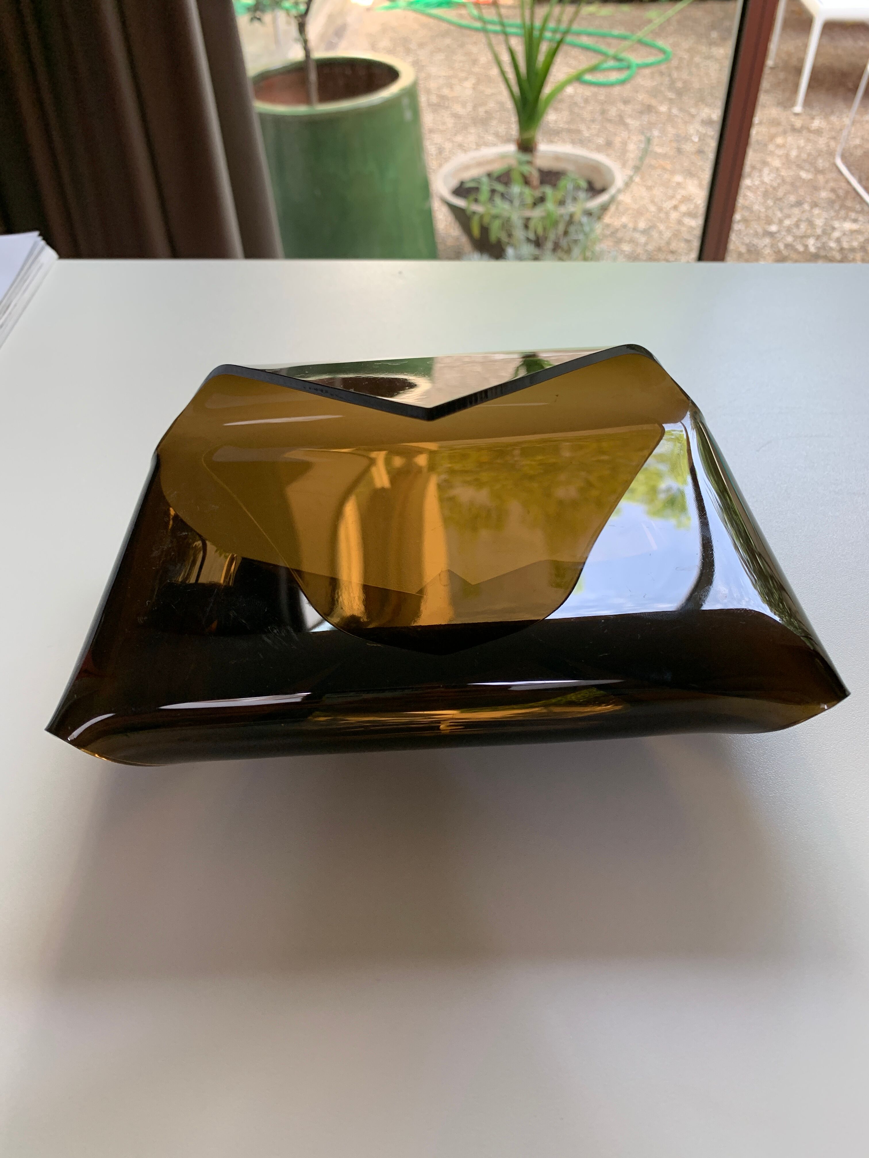 Plexiglas mail holder