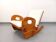 Brutalist rocking chair "sled" vintage