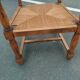Paire de fauteuils anciens vintage style louis xvi