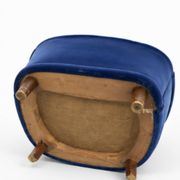 Swedish modern lounge chairs, clam shaped, 1940s Scandinavian design