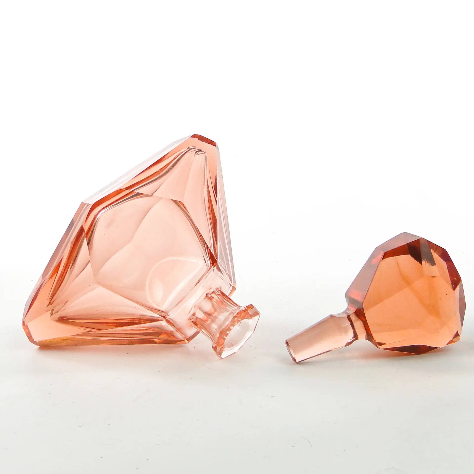 Carafe, Art Deco, crystal, Bohemia, Czechoslovakia, 1930s