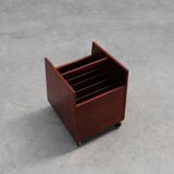 Magazine LP Caddy Rack by Rolf Hesland for Bruksbo, Norway 1970s