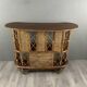 20th Century Rattan and Wicker Bar
