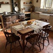 4 western-style bistro chairs in beech wood