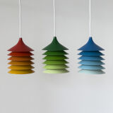 Colourful Trio of Vintage IKEA Lamps by Bent Boysen