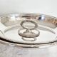 Oval silver-plated metal dishes, Dublin, serving dish, vegetable dish