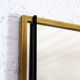 Vintage brass mirror, 45x29 cm
