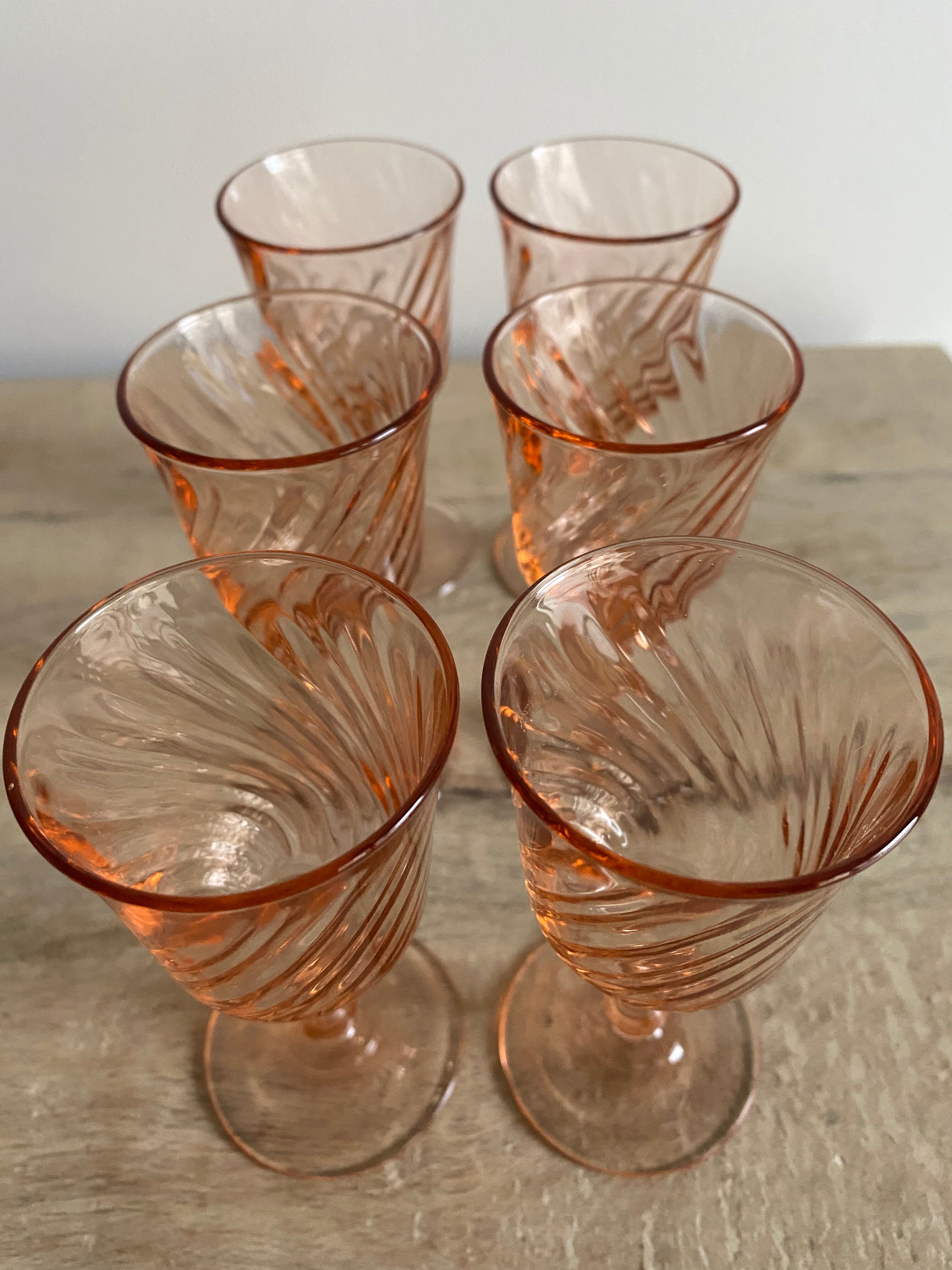 Rosaline Arcoroc digestive glasses