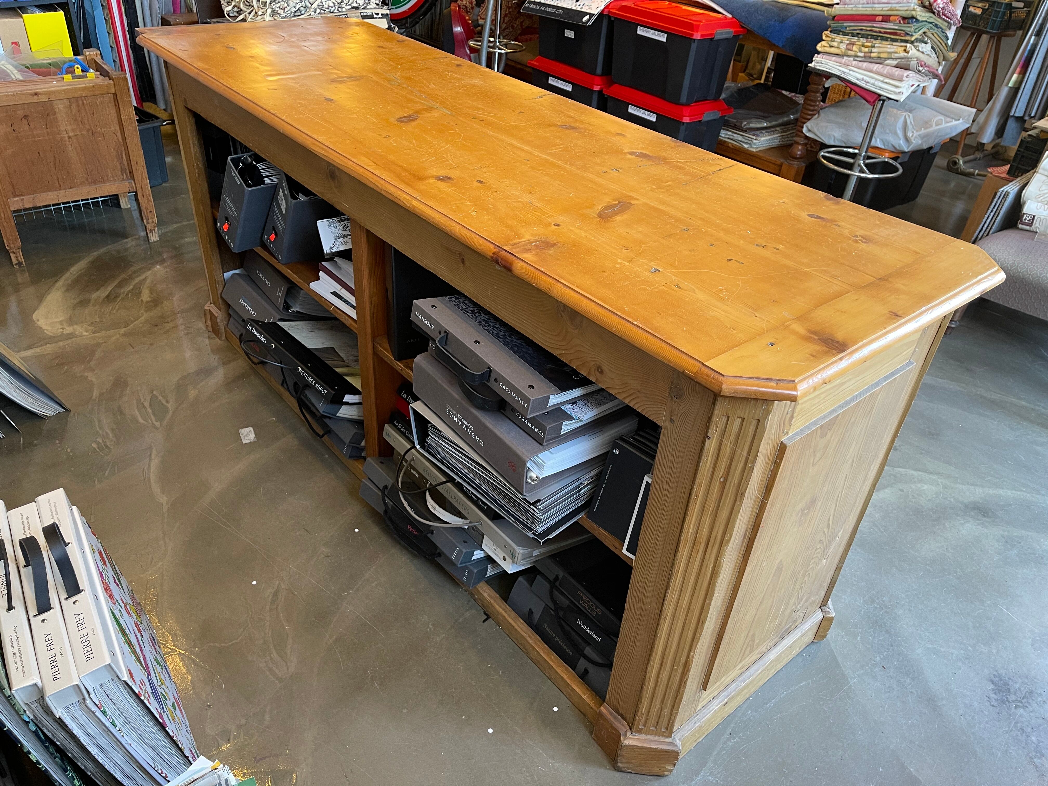 Diamond-paneled bank