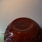 Art Deco pressed glass ball vase