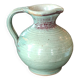 Old small glazed ceramic pottery pitcher