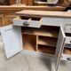 Grey patinated enfilade handcrafted.