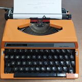Machine à écrire silver reed 280 fast spacer orange qwertz