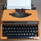 Machine à écrire silver reed 280 fast spacer orange qwertz