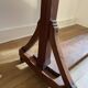 Vintage exotic wood coat rack