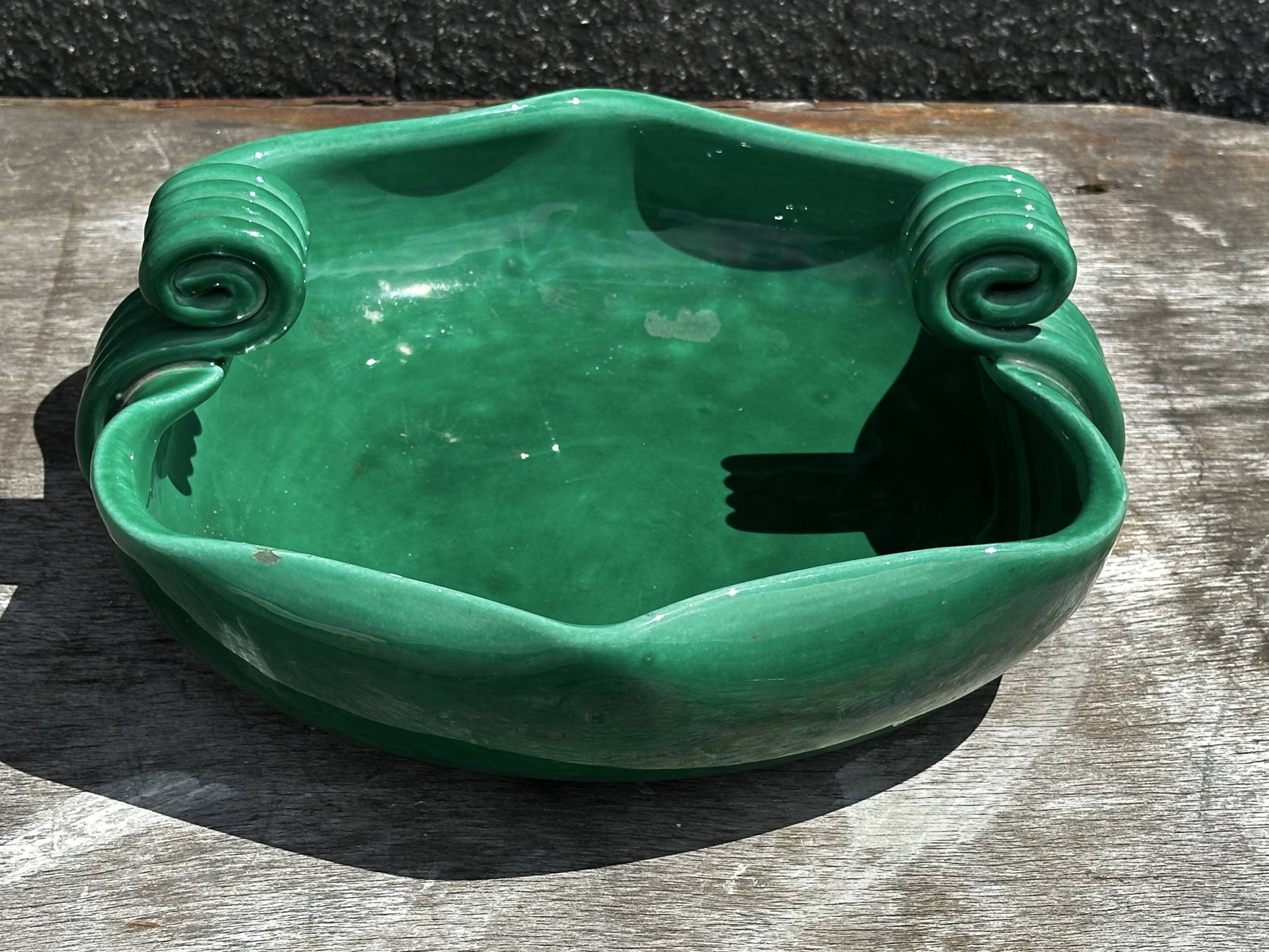 Art Deco 1930s Vallauris Ceramic Empty Pocket Cup