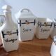 15 vintage porcelain spice boxes from Badonviller 240561