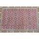 1970s Turkish Oushak Handmade Wool Cotton Pink Area Rug 112x175