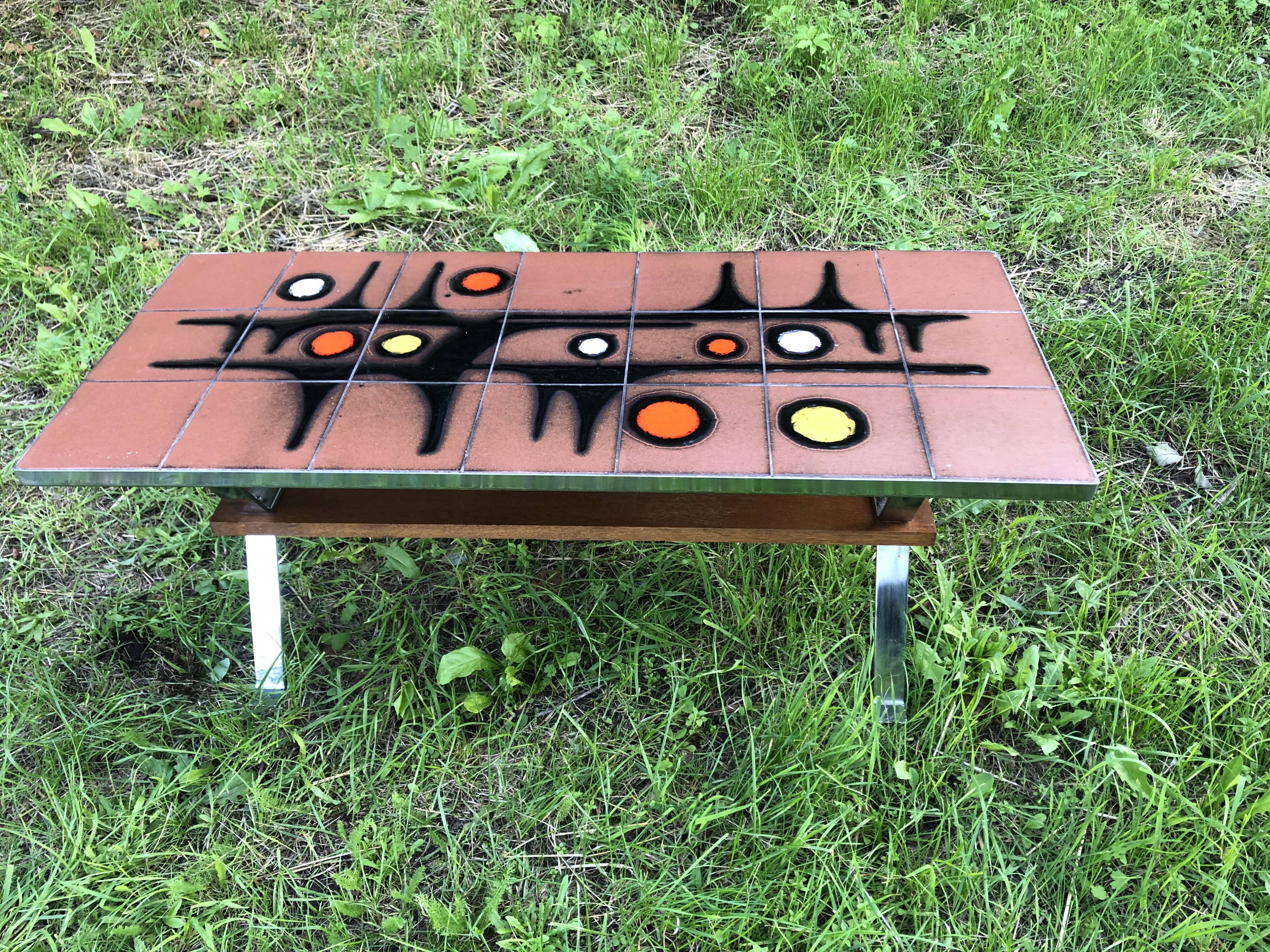 1970s Ceramic Coffee Table