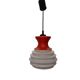 Design Glass Pendant Lamp Space Age, from the 70s
