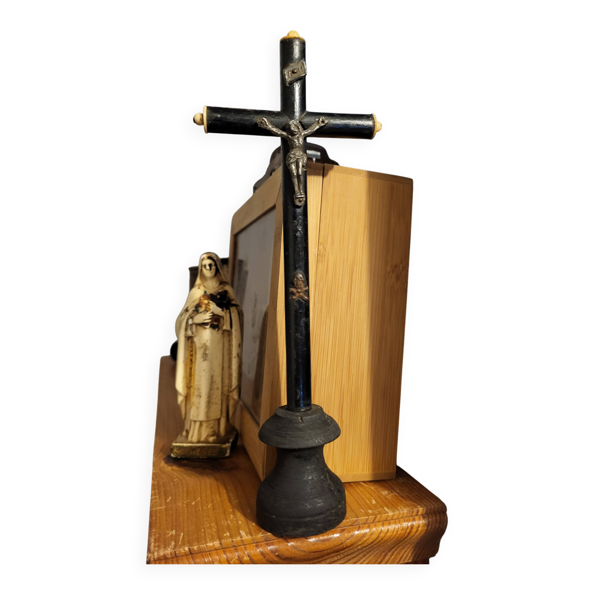 Antique Altar Crucifix