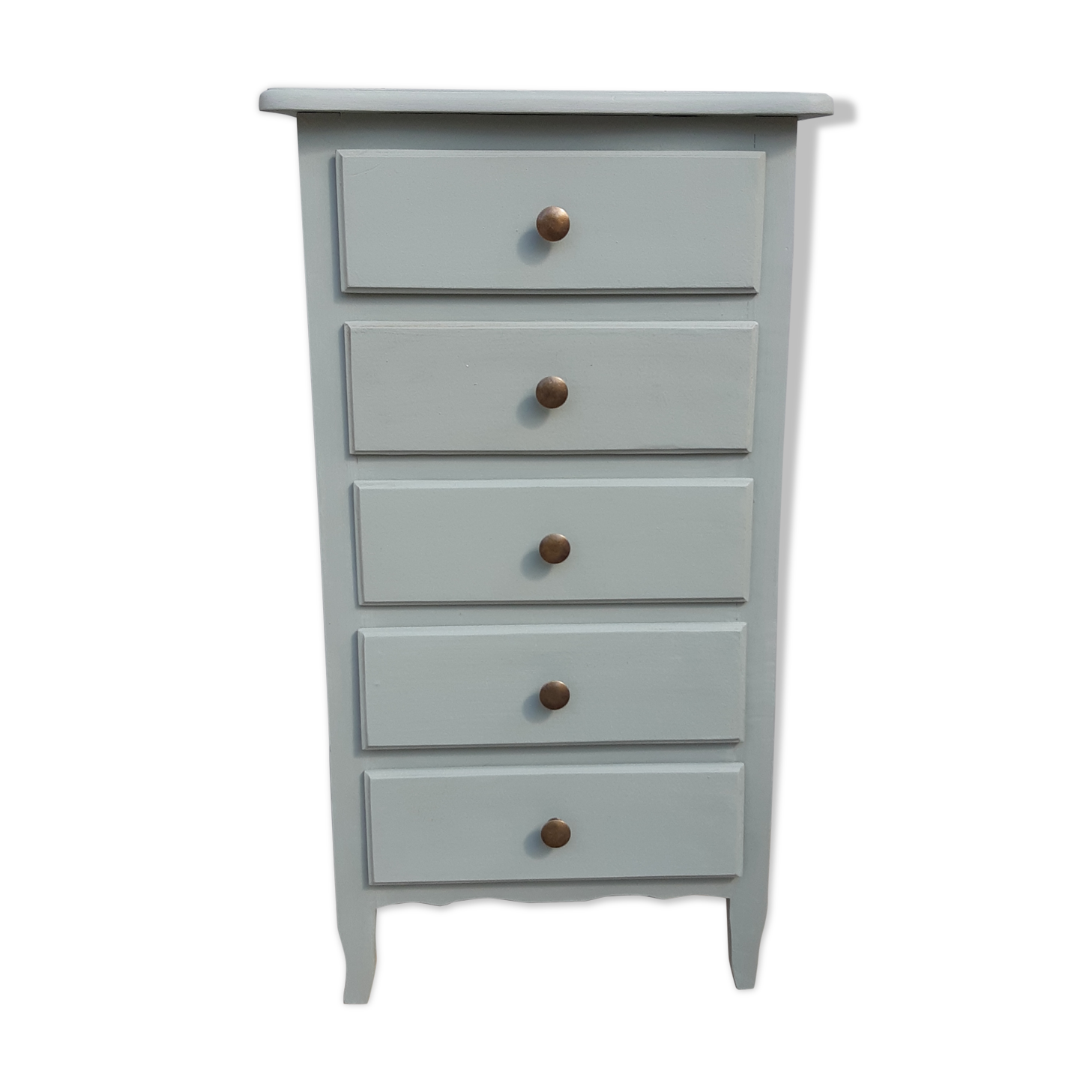 Blue green vintage chifonnier