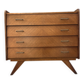 Commode vintage pieds compas