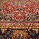 Tapis persan vintage tissé à la main en laine rouge khorasan area tapis - 338x243cm