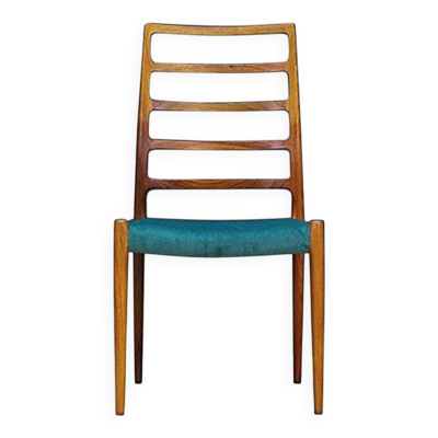 Chaise danoise en palissandre par N.O. Møller pour J.L. Møllers, années 1970
