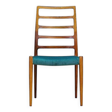 Chaise danoise en palissandre par N.O. Møller pour J.L. Møllers, années 1970