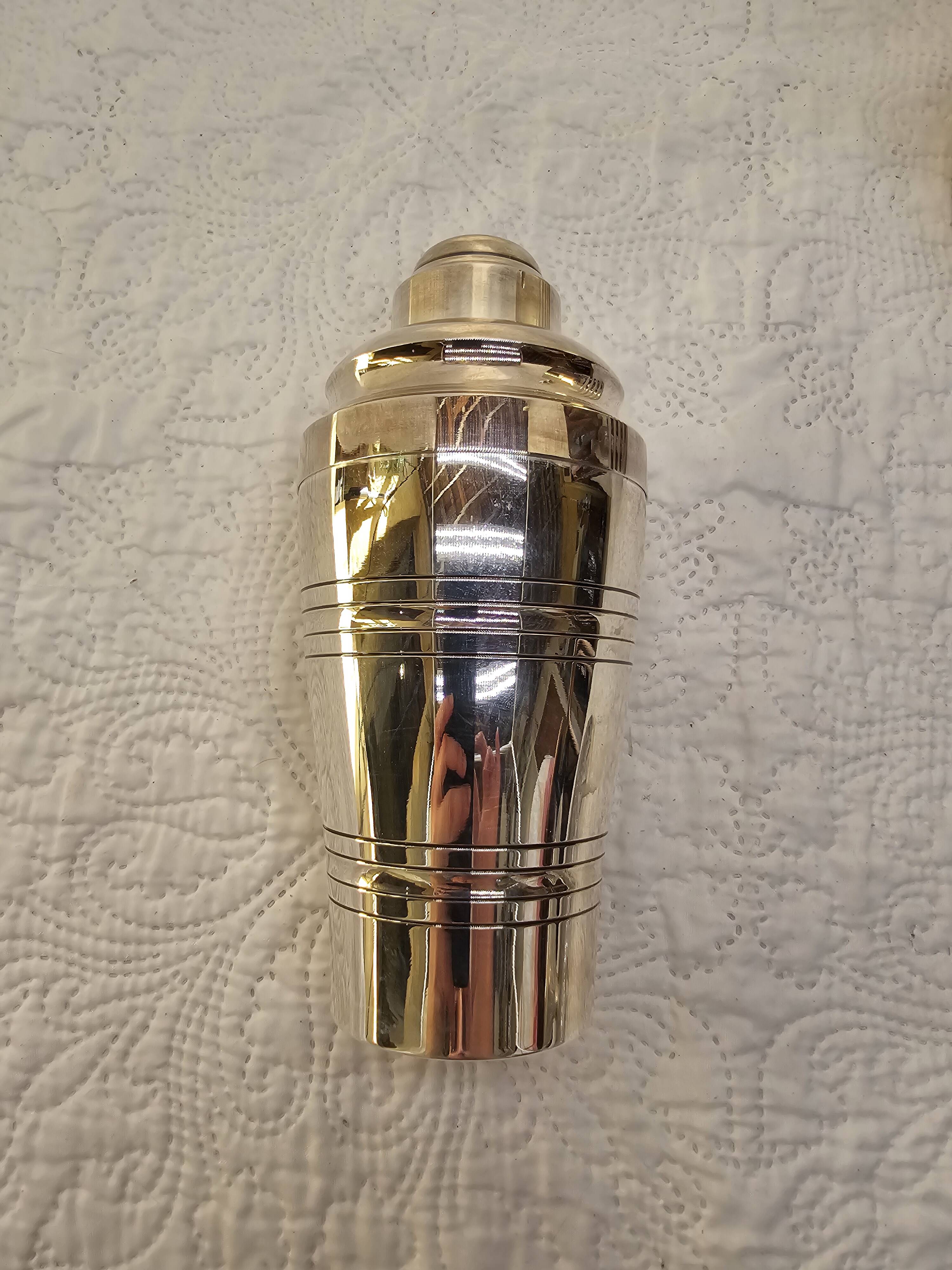 3-piece silver-plated aperitif set