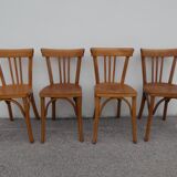 4 old vintage Luterma bistro chairs