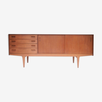 Enfilade scandinave vintage Nathan portes coulissantes