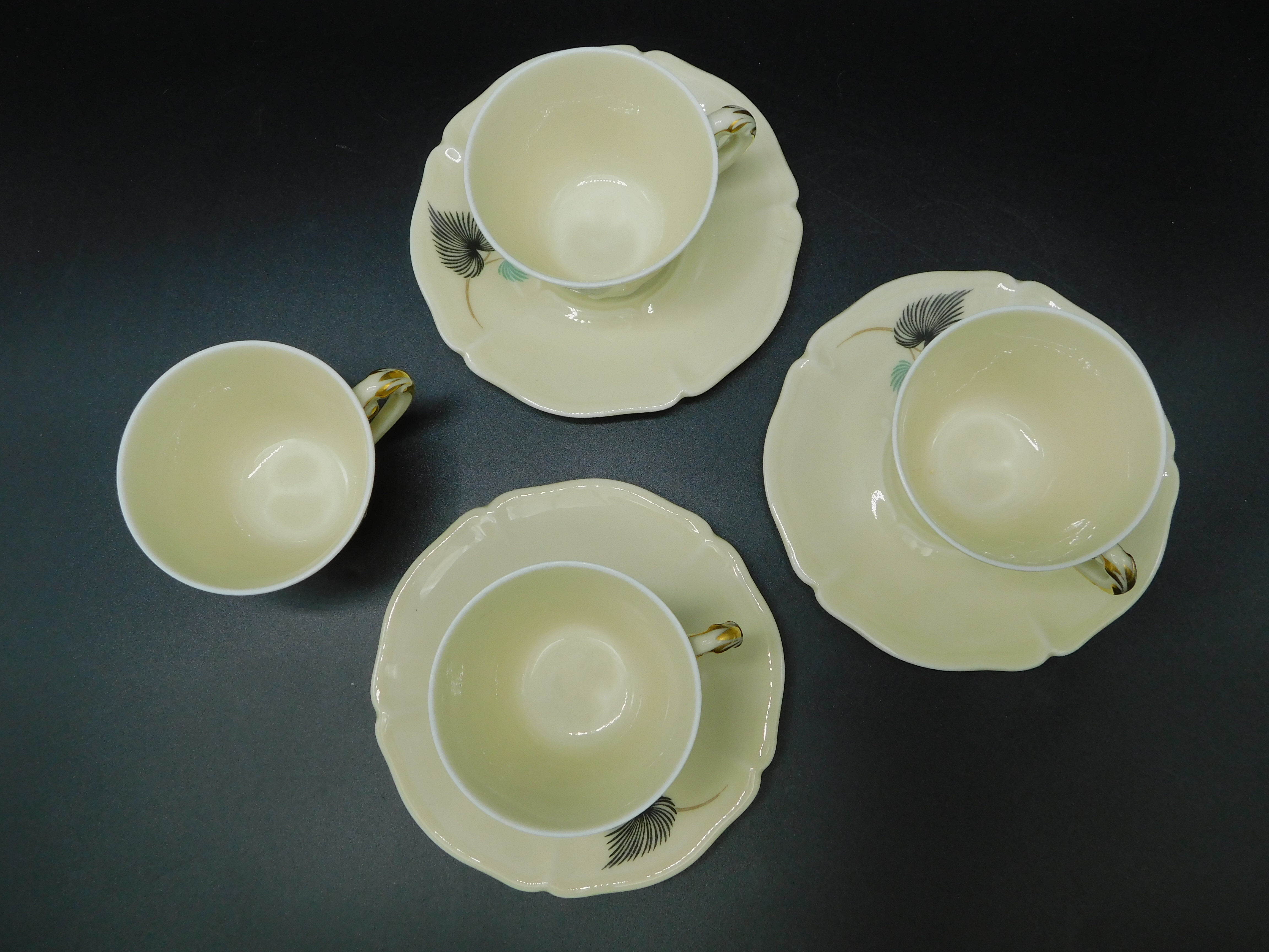 Coffee cups - Royal factory of Limoges D'Artois