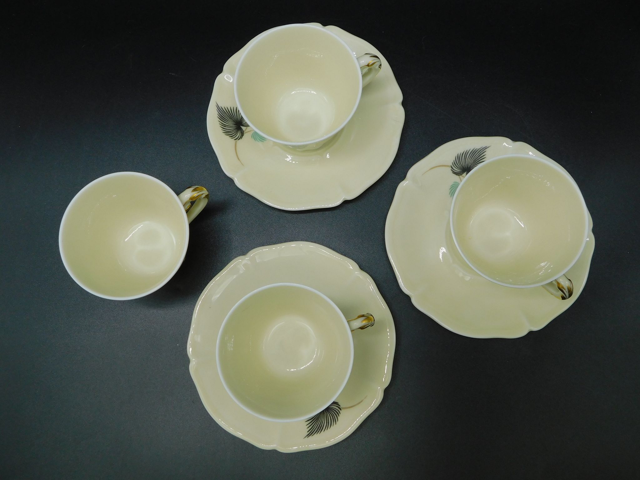 Coffee cups - Royal factory of Limoges D'Artois