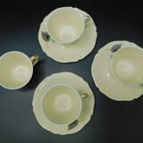 Coffee cups - Royal factory of Limoges D'Artois