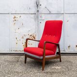 Reclining armchair from the Hotel Parco dei Principi in Sorrento by Gio Ponti for Cassina, Italy, 60'