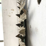 Golden mirror ancient flowery sun