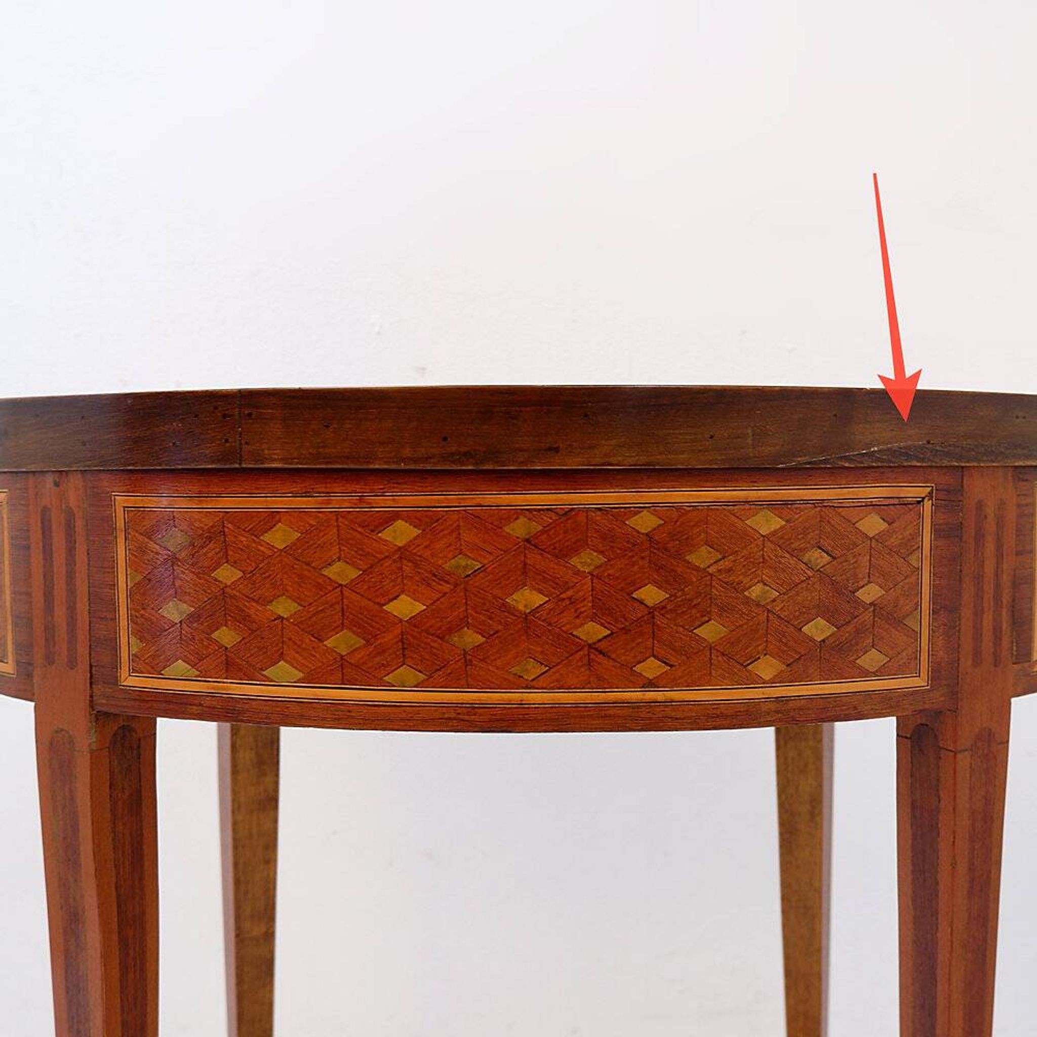 Table bouillotte style Louis XVI, France, 1800s