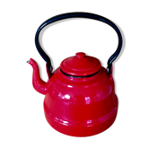 Vintage enameled kettle