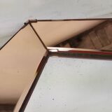Pink art deco mirror