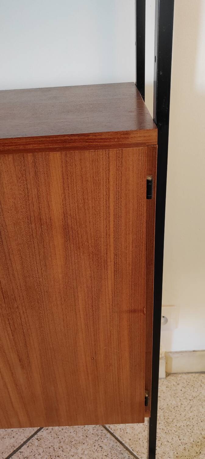 vintage Scandinavian teak bookcase