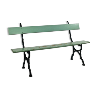 Former cast-iron garden bench, France