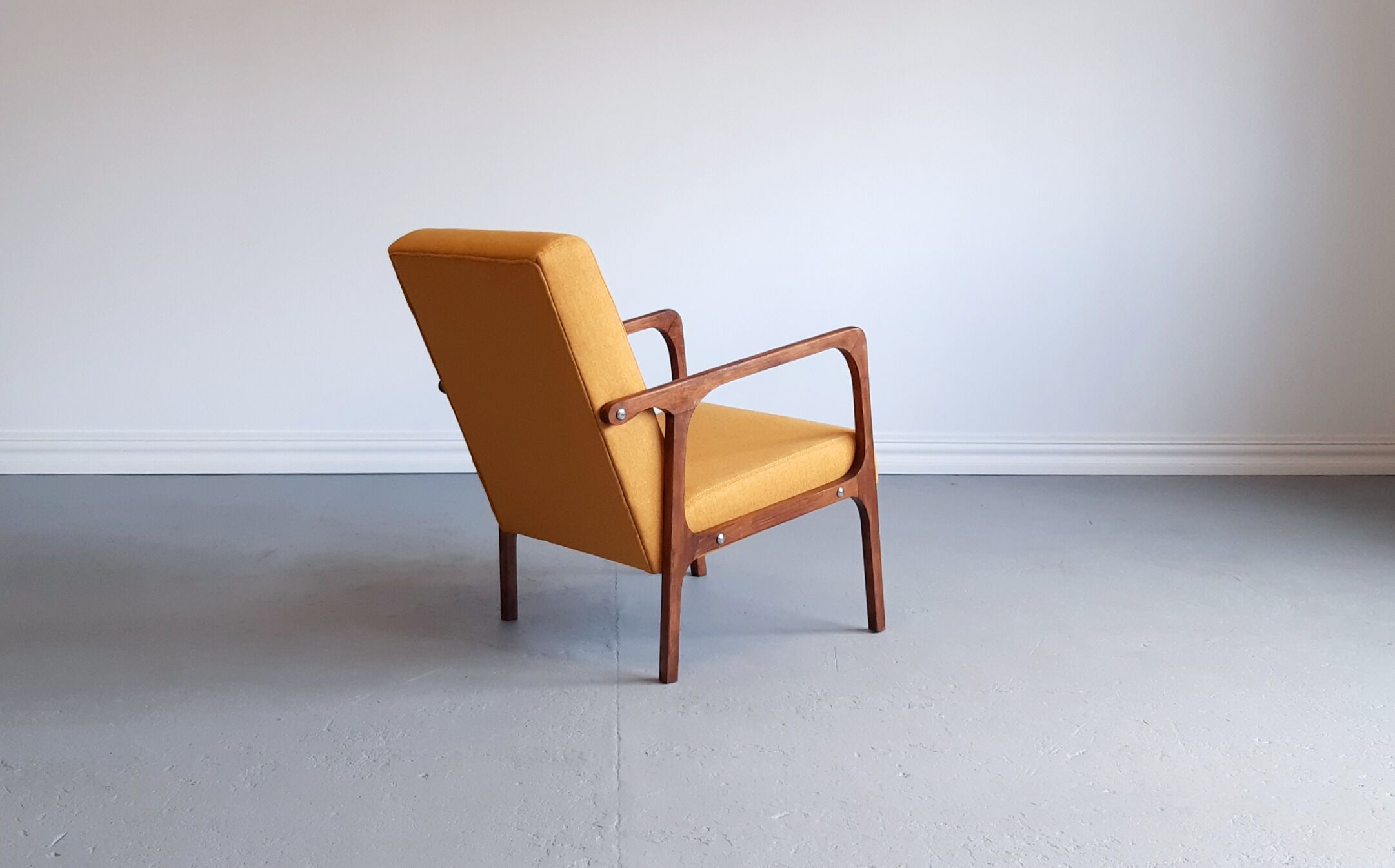 1960s armchair in tweed
