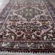 Tapis vintage Malayer fait main 84x120 cm en laine rose et vert - 1C1047