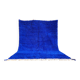 Large Beni Ouarain Berber rug in Majorelle blue, 300x200 cm – thick wool