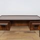 Large Mid-Century Freestanding Rosewood Desk, Denmark, 1960s