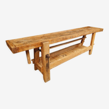 Ancien comptoir de table d’appoint XXL