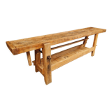 Old workbench XXL side table counter