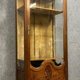 After Majorelle: Art Nouveau period iris display case in late 19th century marquetry